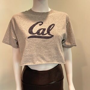 Cal Berkeley Champion Crop T Shirt